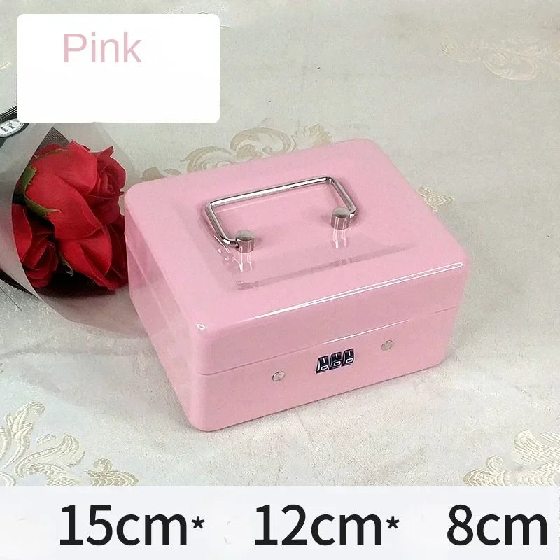 Protable Key Safe Box Key Locker Safe Home Shop Steel Safe Money Box Security Cash Box Storage Hidden Coin Money Jewellery