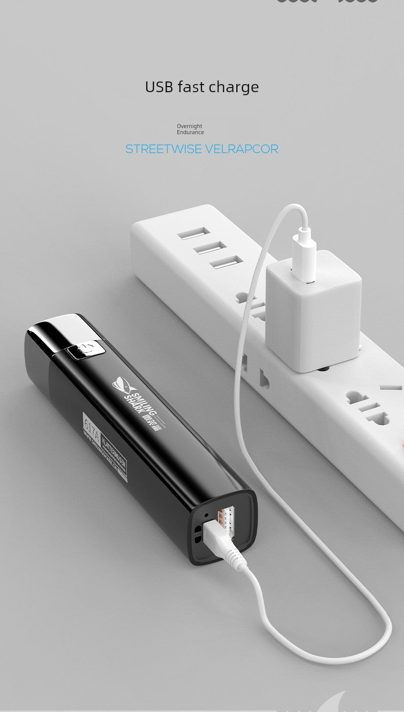 Power Torch Small Ultra-Long Life Battery Portable Remote Mini Charging Super Bright Outdoor Xenon Lamp Led for Students