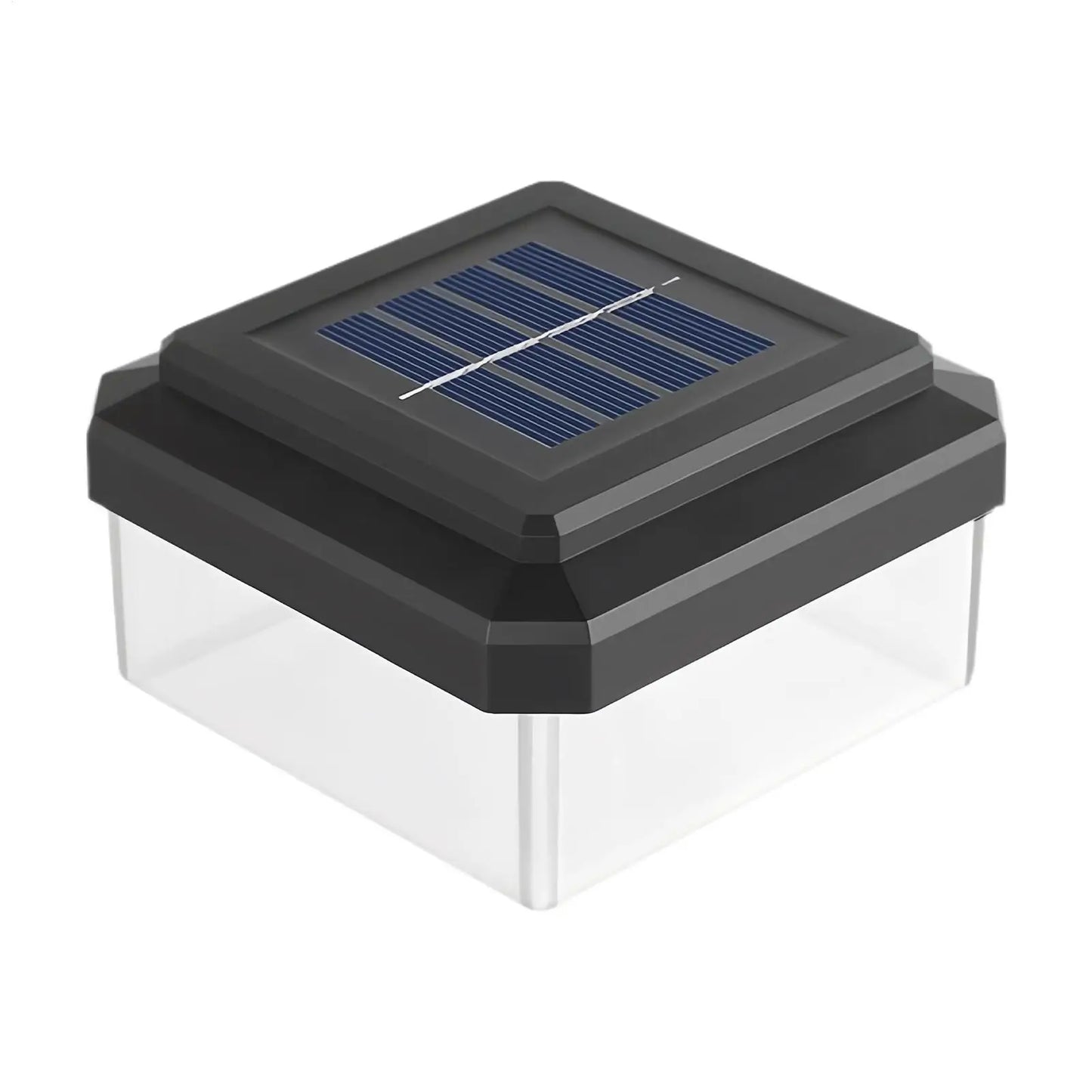 Fence Post Solar Lights Waterproof Modern Lamp Decoration Fence Deck Lights For Outdoor Garden Patio Porch Yard Driveway Walkway