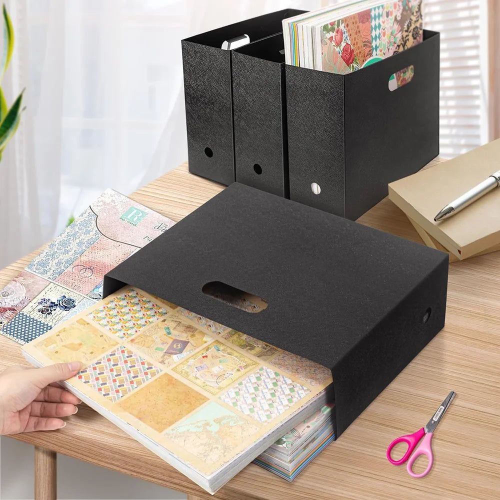 Office Document File Storage Box Folding Desktop Organizer Multi-functional Books Sundries Sorting Storage Rack Office Supplies