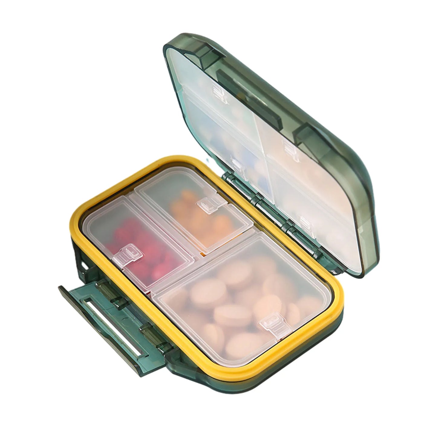 Органайзер Organizador Pill Storage Box Portable Medicines Dispenser Large Sealer Travel Tablet Storage Case Container Organizer