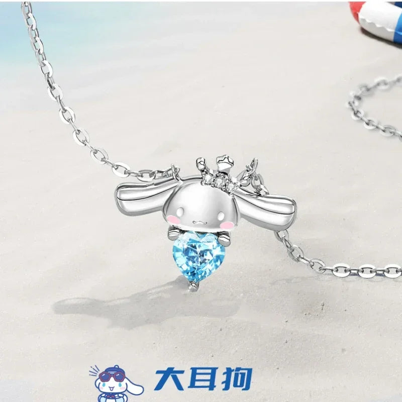 Chain Necklace Anime Cartoon Fashion Ladies Jewelry Women Necklace Pendant Decoration Girls Birthday Gifts