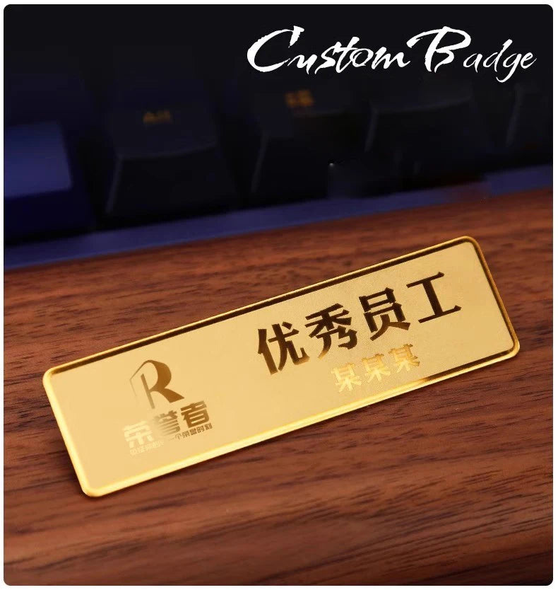 Badges Professional Custom Magnet Metal Badge Brooch Cartoon Creative Customized Metal LOGO DIY Pins Accessories Custom Gift