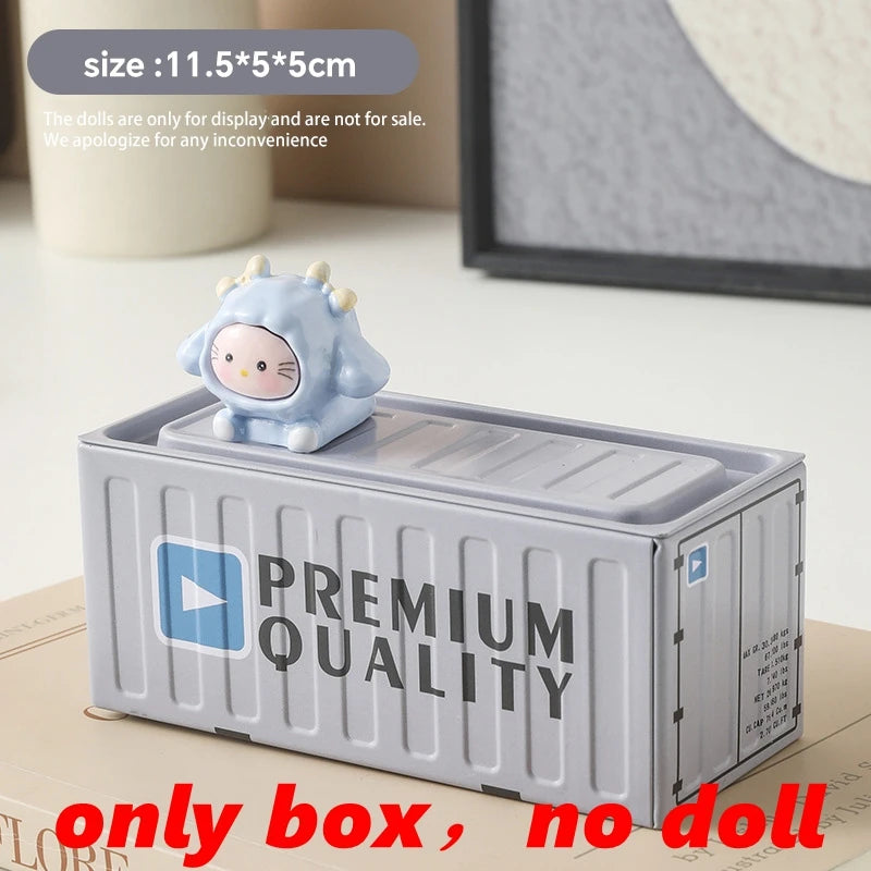 Creative Multifunctional Desktop Office Organizer Compact Iron Organizer Desk Metal Organizer Mini Storage Boxes