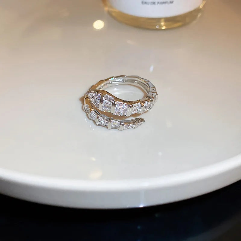 Gorgeous Gold Filled Ring with Melee Gems