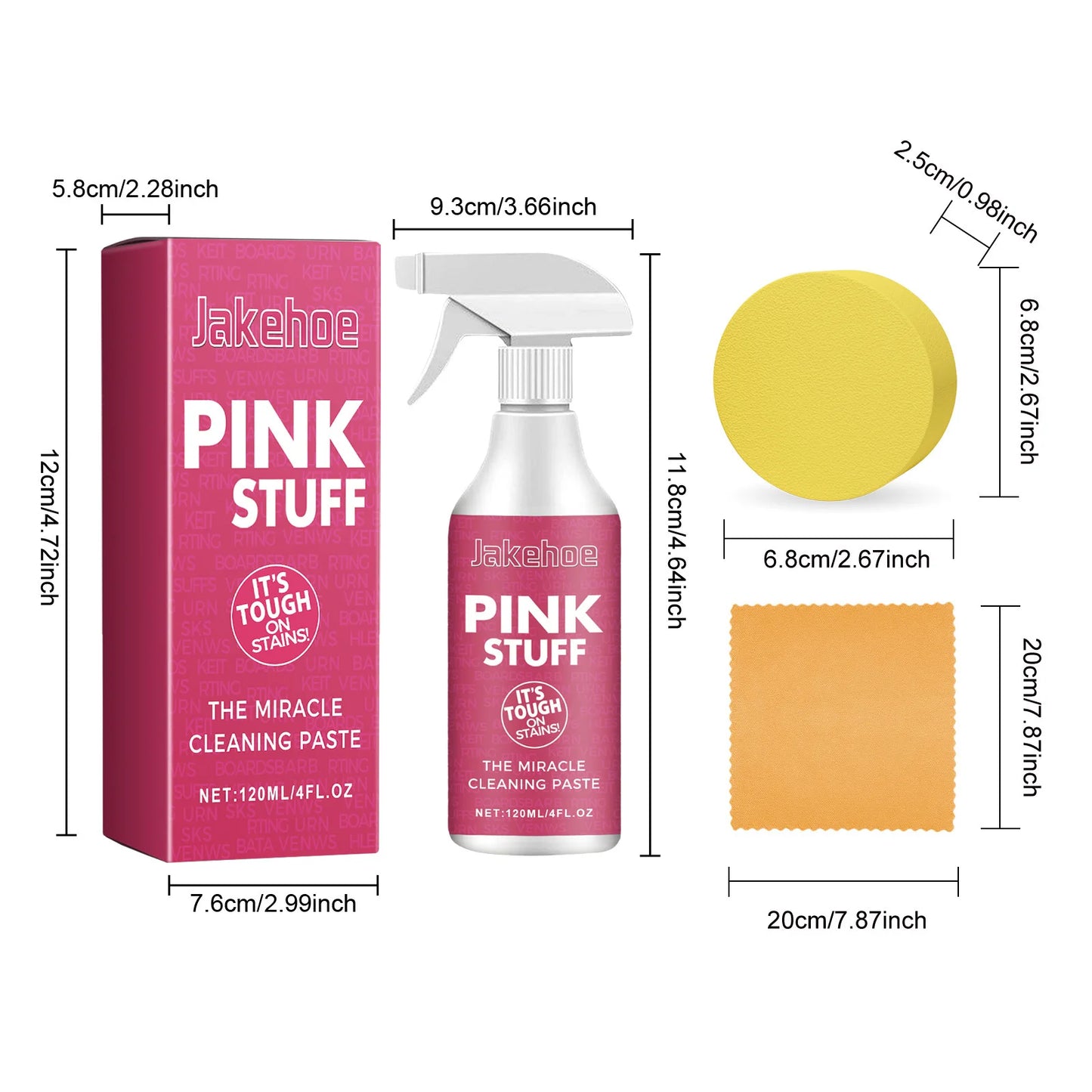 Multifunctional Kitchen Cleaner Household Cleaning Kit Quick Removal Of Stubborn Stains And Grease Kitchenware Cleaning