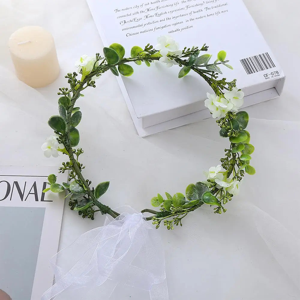 Costume Cosplay Fairy Flower Leaf Headbands Photoshoot Simulated Elven Princess Tiara Black Flower Antler Crown for Women Girls