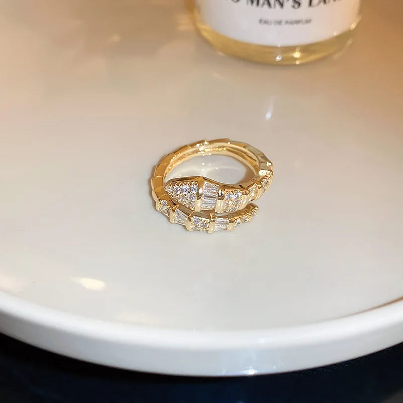 Gorgeous Gold Filled Ring with Melee Gems