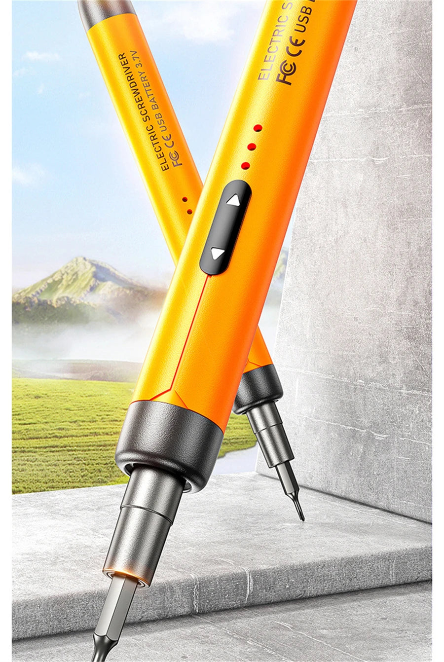 Electric Screwdriver Set Precision Power Tool Kit Rechargeable Wireless Mini Small Bits for Mobile Cell computer Repair CRV