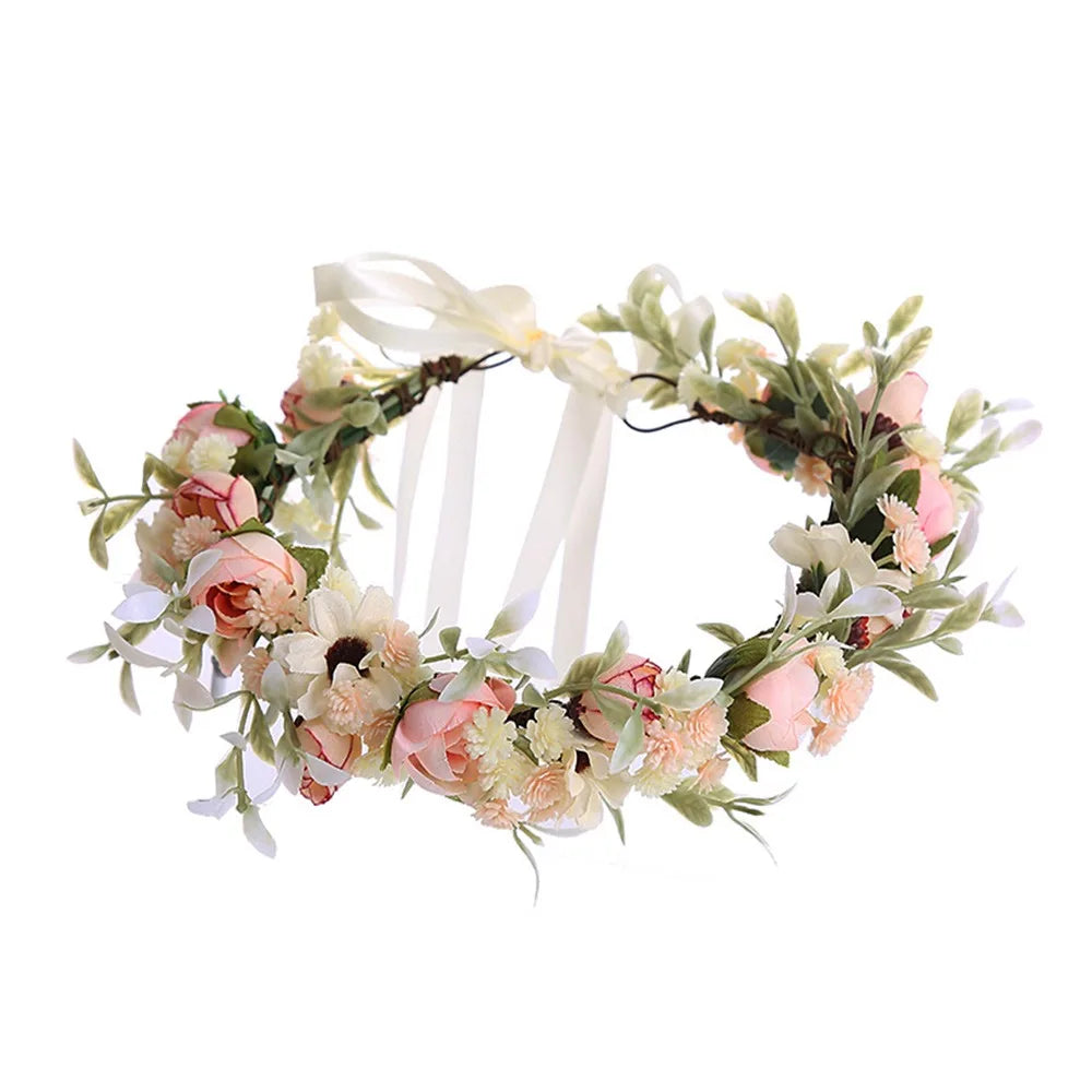 Costume Cosplay Fairy Flower Leaf Headbands Photoshoot Simulated Elven Princess Tiara Black Flower Antler Crown for Women Girls