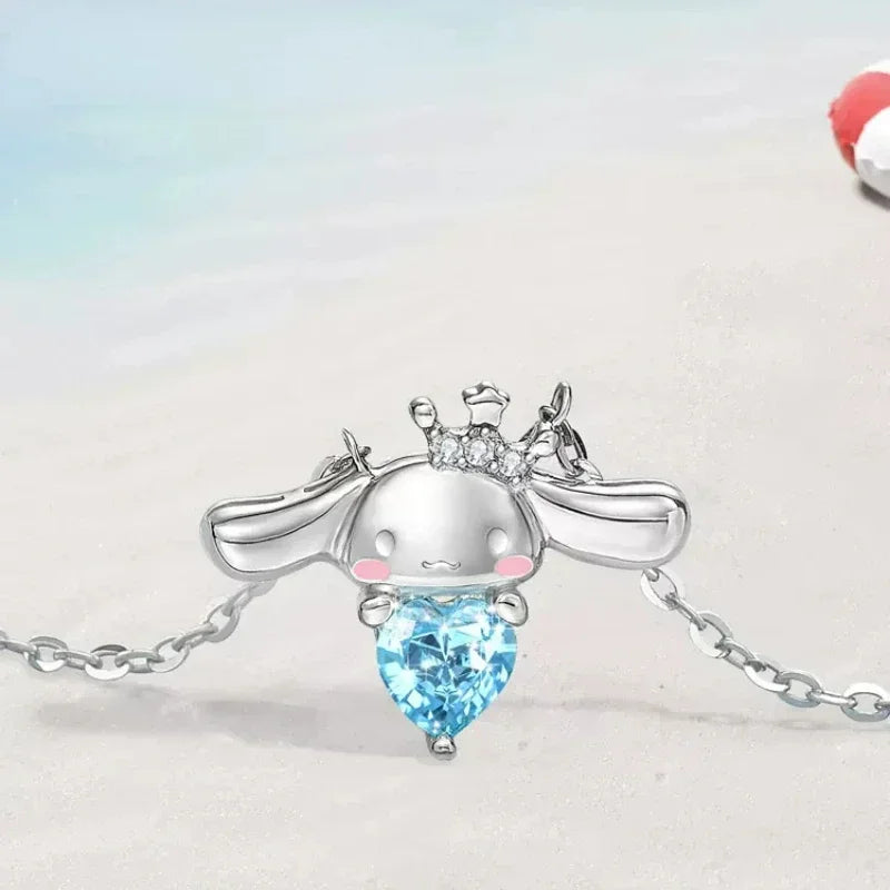 Chain Necklace Anime Cartoon Fashion Ladies Jewelry Women Necklace Pendant Decoration Girls Birthday Gifts