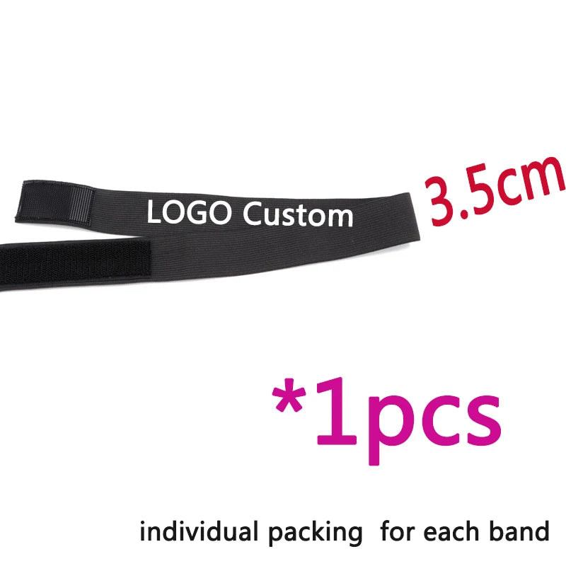 Elastic Bands For Wig With Logo Customize 1Pcs Lace Melting Band 2.5/3/3.5/4cm Wig Band For Melting Lace Lay Edges Soft Band