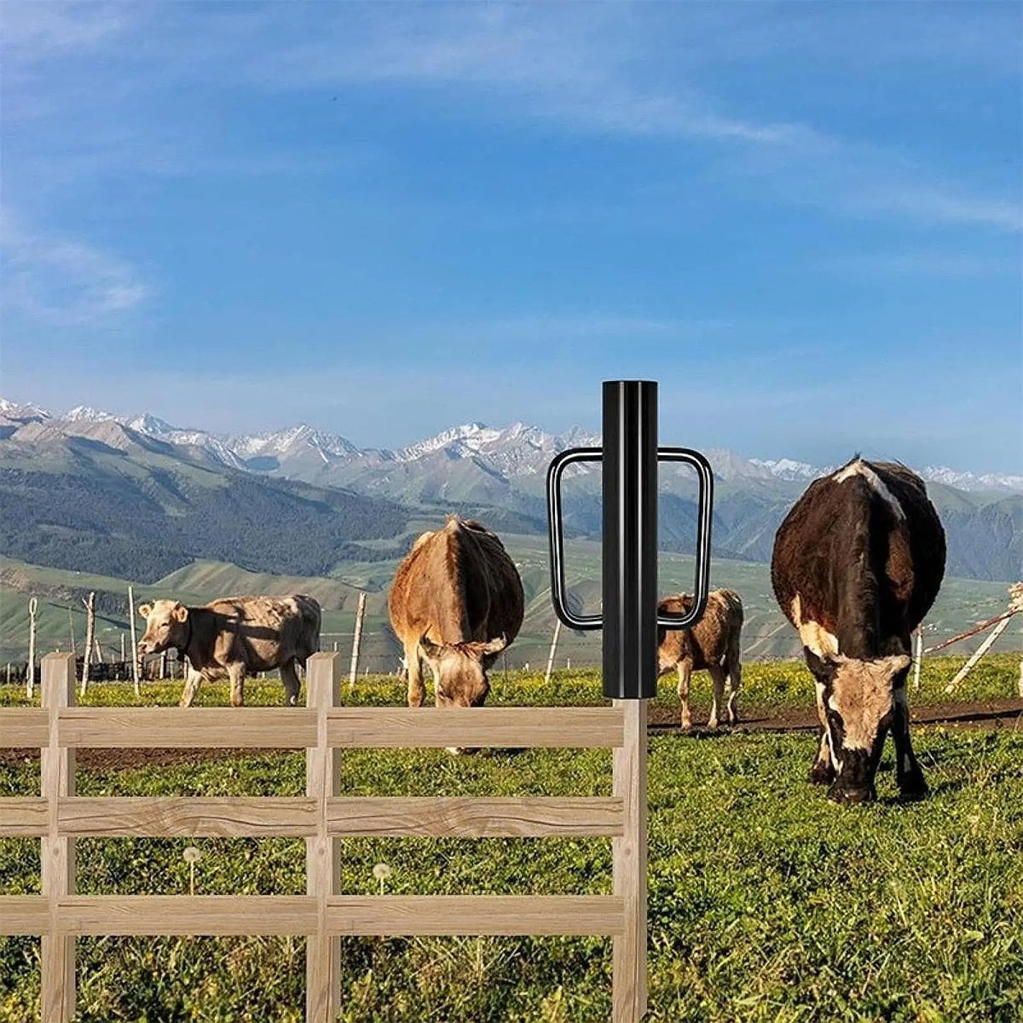 Fence Post Driver Sturdy with Handles for Residential Area U Fence Sign Pole