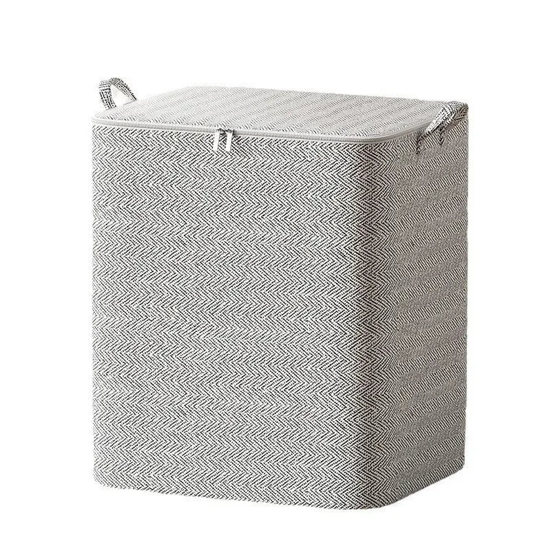 Stereoscopic Storage Boxes Household Storage Boxes With Windows Organizing Boxes Fabric Foldable Large Capacity Closet Storage