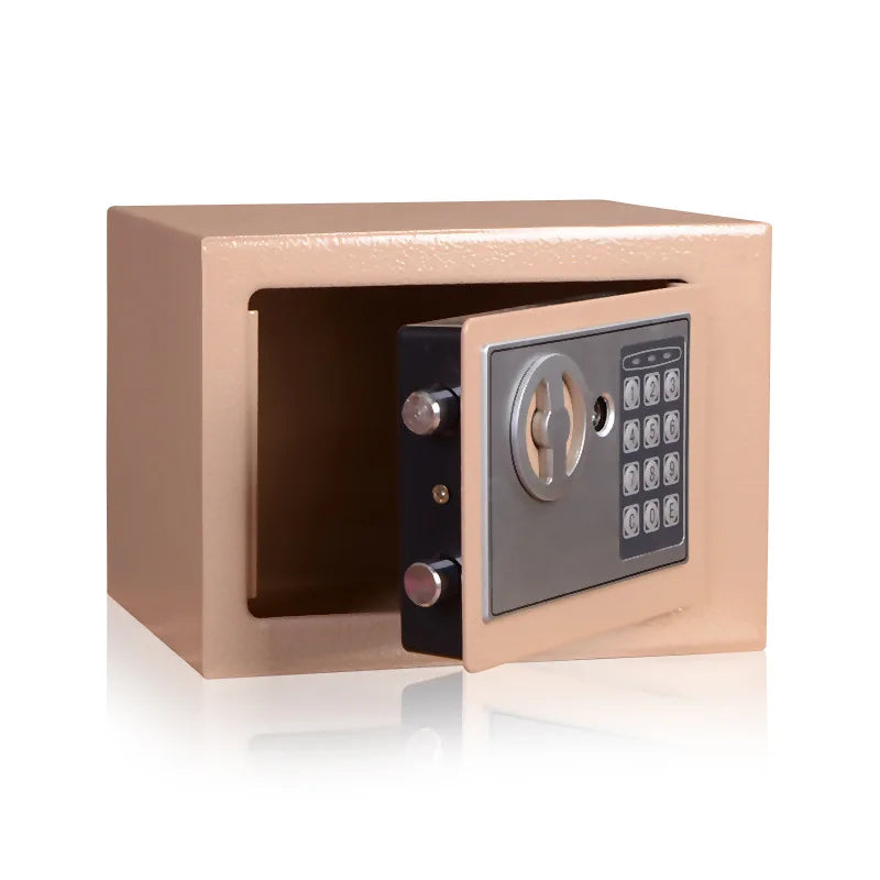 Digital Safe Box for Money All Steel Cofre Inteligentes Fingerprint Electronic Password Safe Household Small Safe Deposit Box