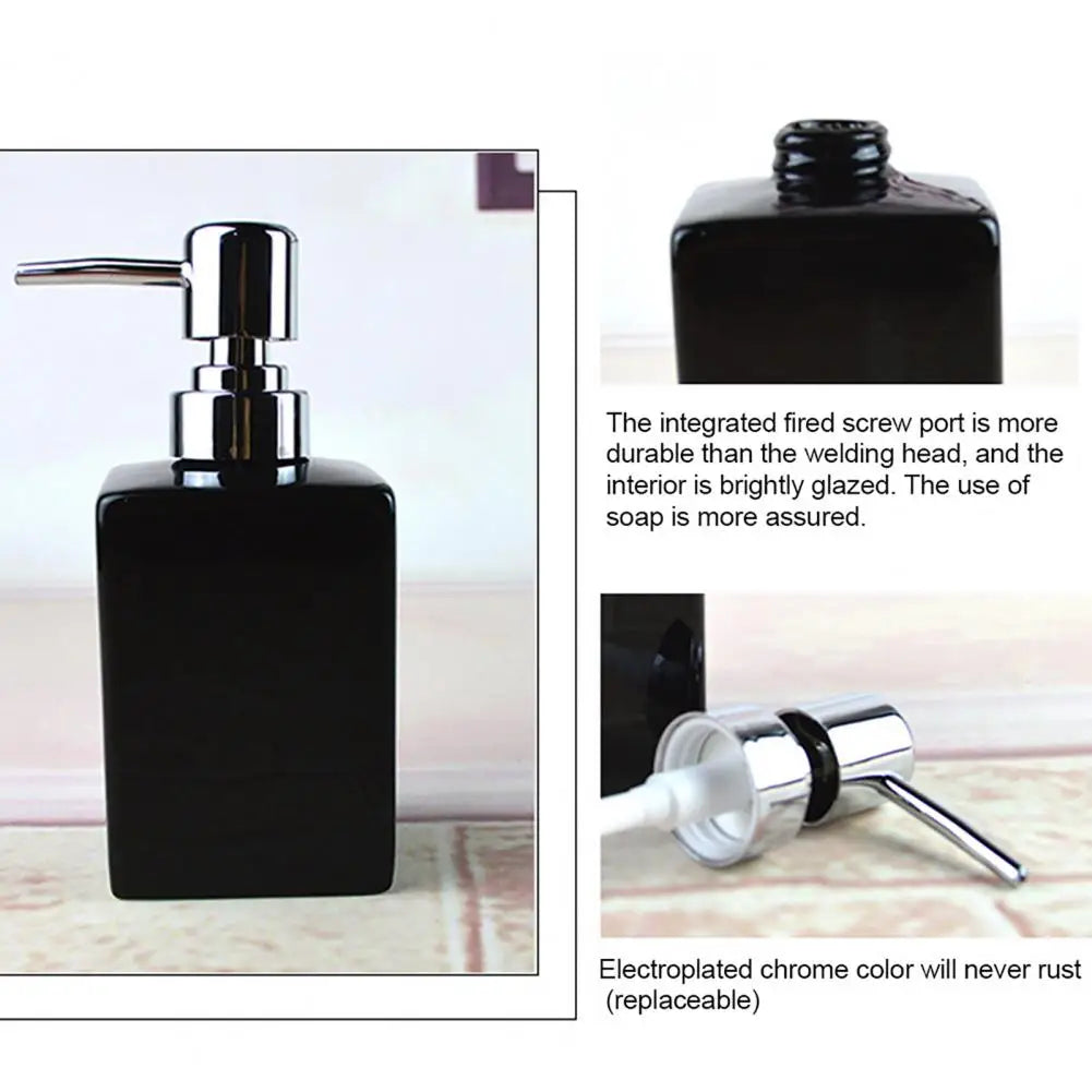 Ceramic Soap Dispenser 320ml Bathroom Kitchen Lotion Liquid Bottle Container oils lotions liquid soaps shampoos kitchen tool
