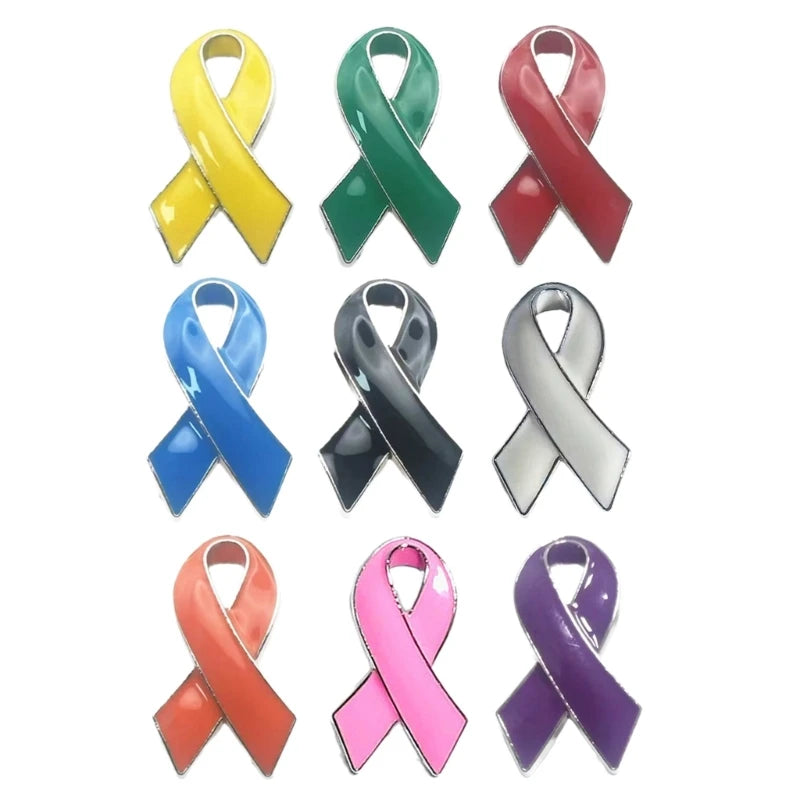 Enamel Pin Alloy Material Health Awareness Pins for Breast Cancers Awareness