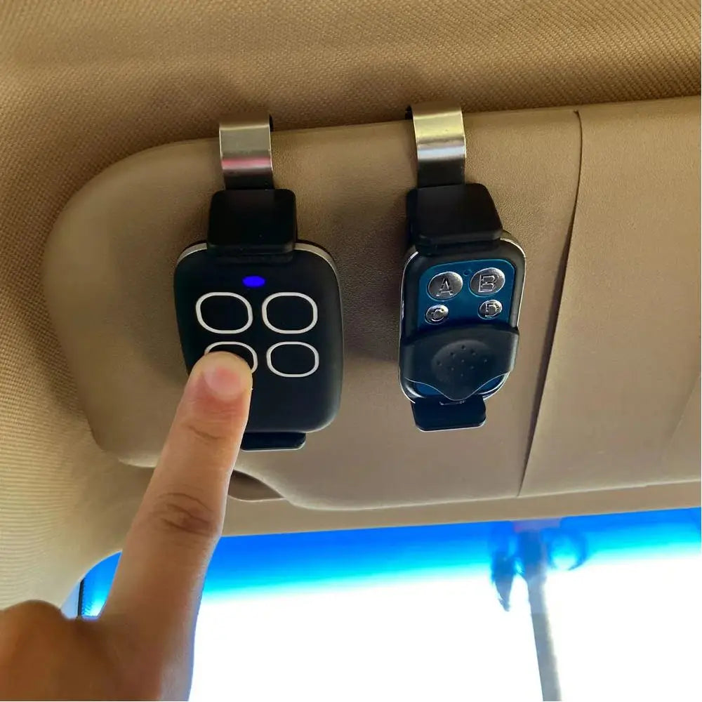 Car Sun Visor Clip Holder Gate Remote for Garage Door Control Car Keychain Universal Car Interior Accessories