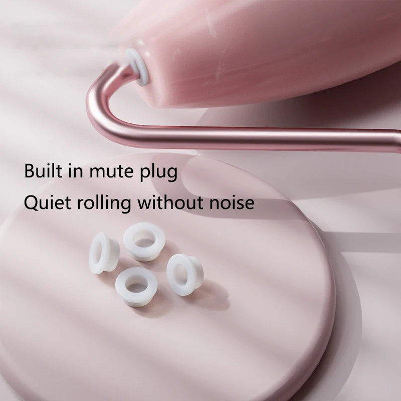 Face And Neck Massager Roller and Guasha Board Resin Non-rose Crystal Jade Roller Beauty Double-ended Massage Skincare Tools