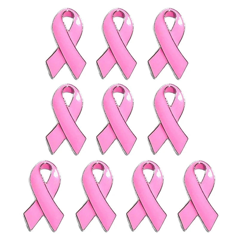 Enamel Pin Alloy Material Health Awareness Pins for Breast Cancers Awareness