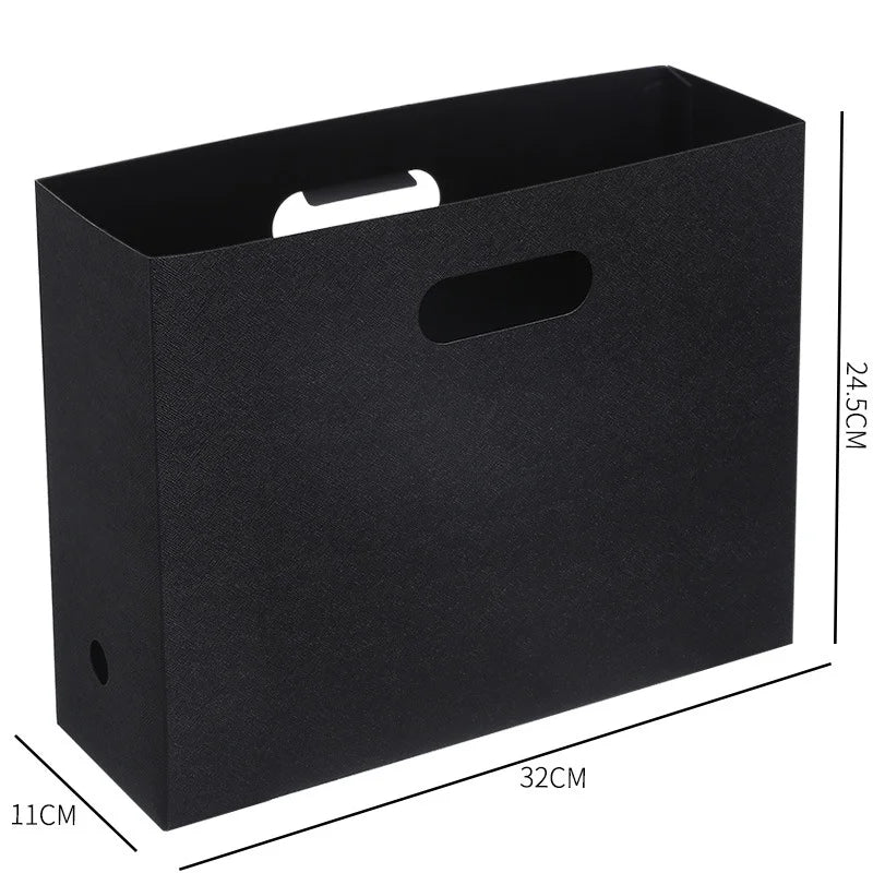Office Document File Storage Box Folding Desktop Organizer Multi-functional Books Sundries Sorting Storage Rack Office Supplies