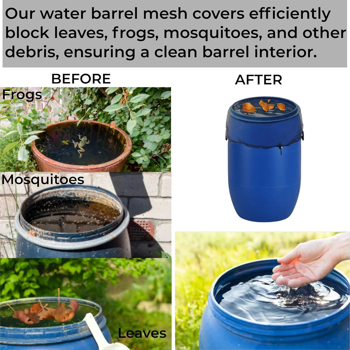 Barrel Screen Cover✅ Keeps Barrels and much more Clean and debris free!✨