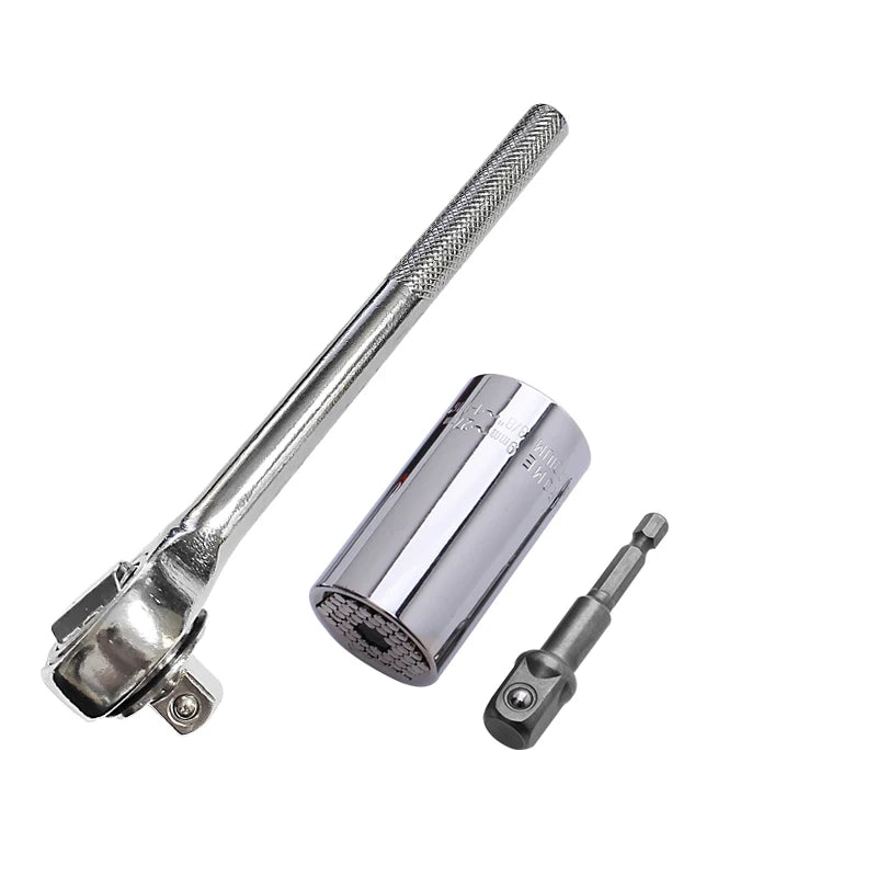 Universal Socket Set (11-32 mm 7-19 mm) Super Socket for unscrewing any bolts Multi-purpose Universal Socket Tool Kit