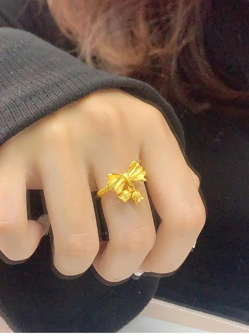 Radiant Silver Filled Ring Highlighted by Melee Gems