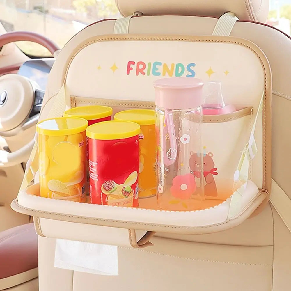 Food Tray Car Back Seat Tray Folding Save space Foldable Car Backseat Table Durable Waterproof Car Work Dining Table