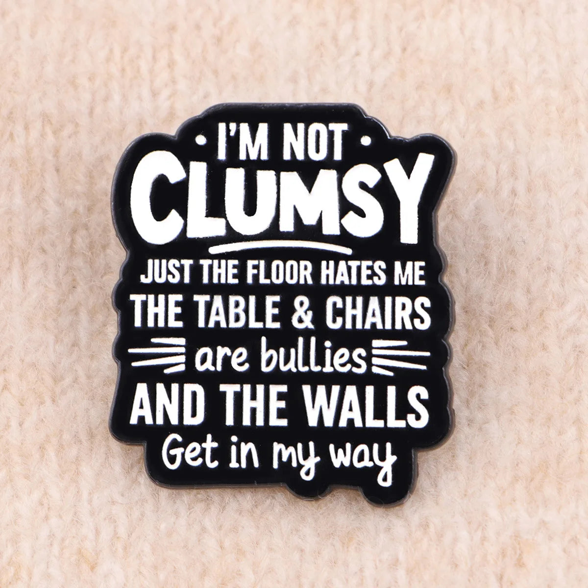 Enamel Pin Funny Quotes Brooch Pines Lapel Pins Badge on Backpack Clothing Accessories Animal Jewelry Birthday Gifts Decorations