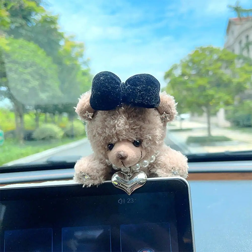 Car Internet Celebrity Accessorie Used For Car Gear Shift Decoration Cute Turn Signal Dolls Wiper Dolls Rearview Mirror Ornament