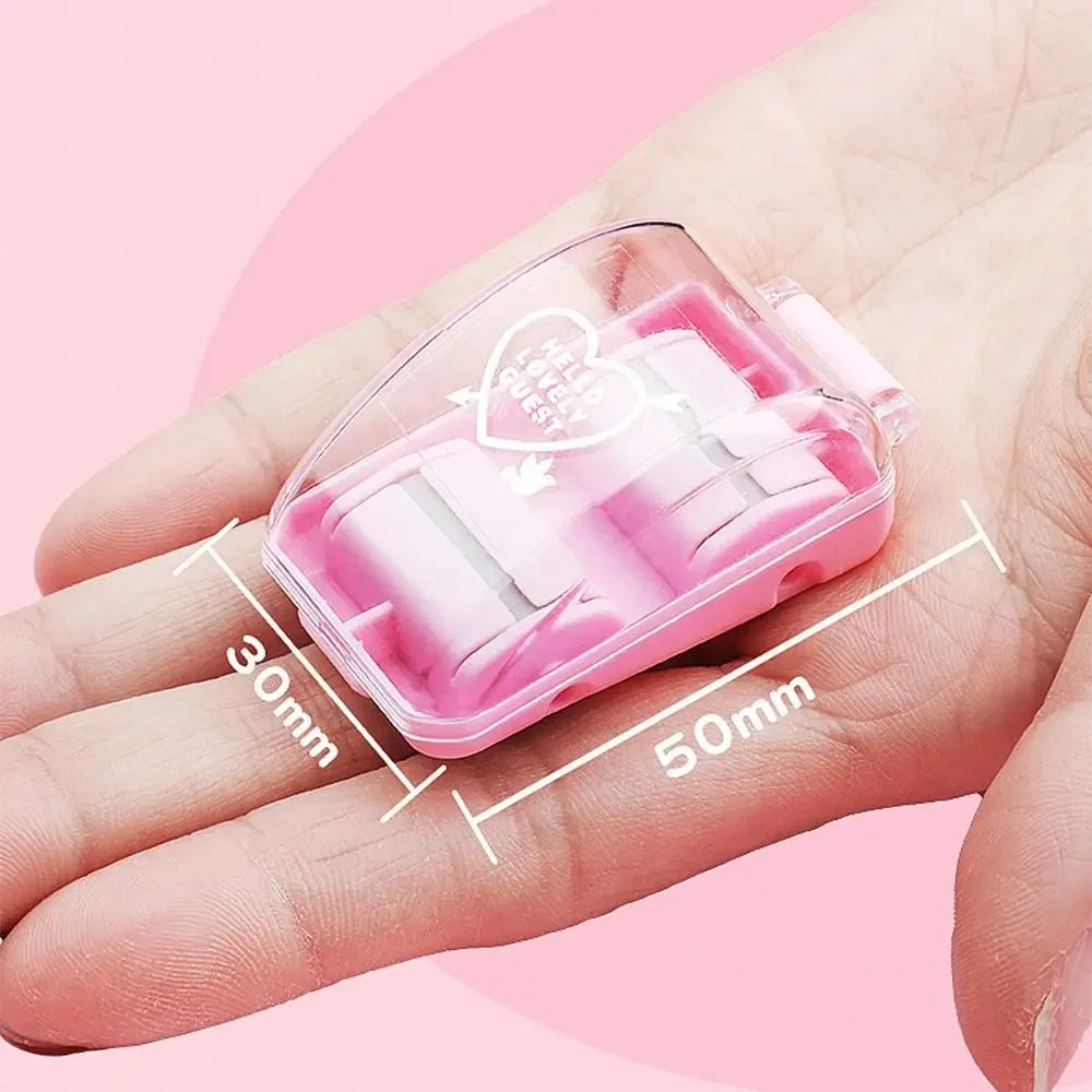 Mini Eraser Crumb Collectors✨ Portable Desktop Vacuum Cleaner With Cute Eraser Manual Desktop Sweeper Students Gift School Office🎁✨