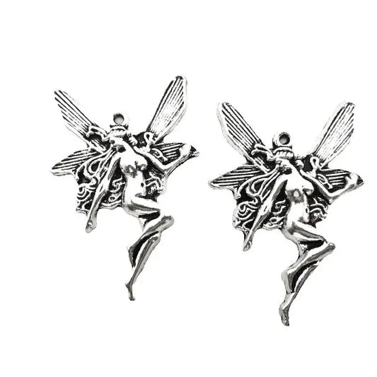 Fairy Wings Charms for Jewelry Making Angel Pendants Keychains Earrings Necklace DIY Handmade Accessories Wholesale 4 Pcs/lot