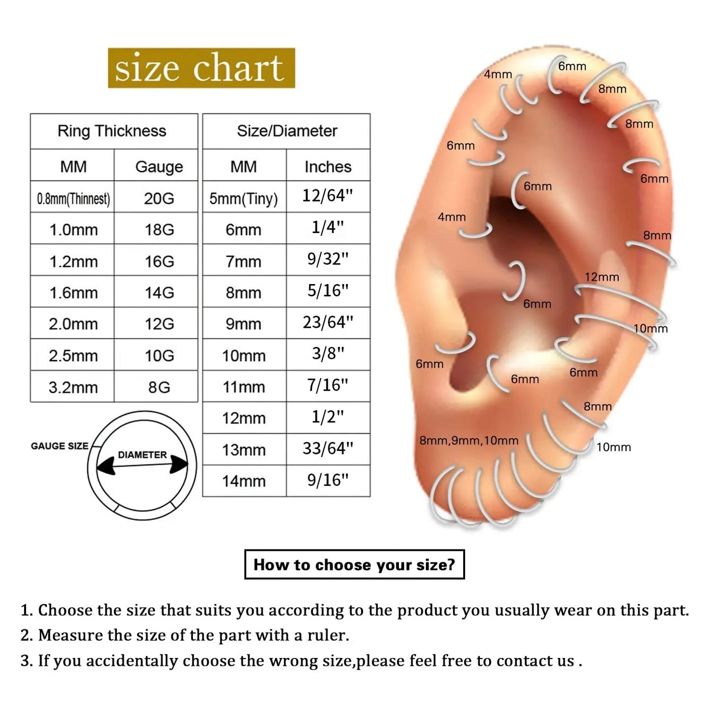 Opal Hinged Nose Ring Hoop Women Septum Hoop Ring Tragus Rook Ring Piercing Jewelry Lip Labret Ring Clicker Cartilage Earrings