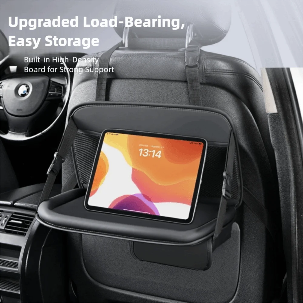 Food Tray Car Back Seat Tray Large Capacity Folding Foldable Car Backseat Table Save space Durable Car Work Dining Table