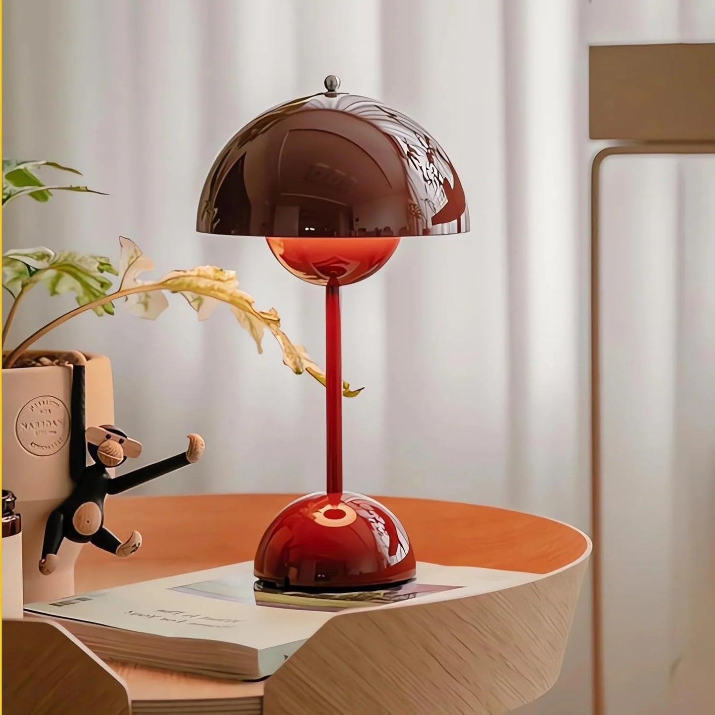 Rechargeable flower bud table lamp, ambient lamp, bedroom modern simple and atmospheric table lamp, decorative lamp (Free Shipping) 💝💖🌹 (Free Shipping) 💝💖🌹