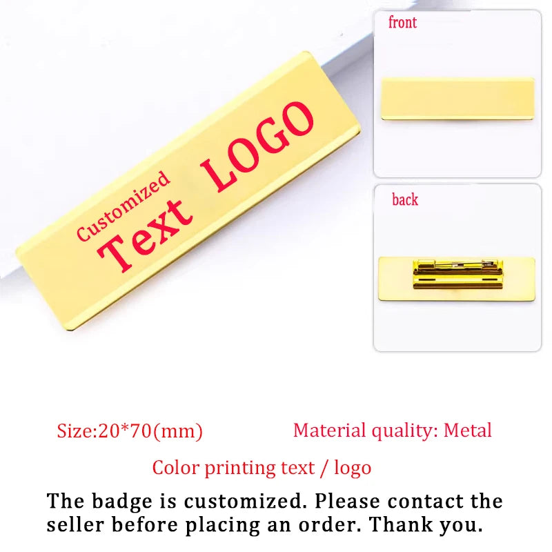 Badges Professional Custom Magnet Metal Badge Brooch Cartoon Creative Customized Metal LOGO DIY Pins Accessories Custom Gift