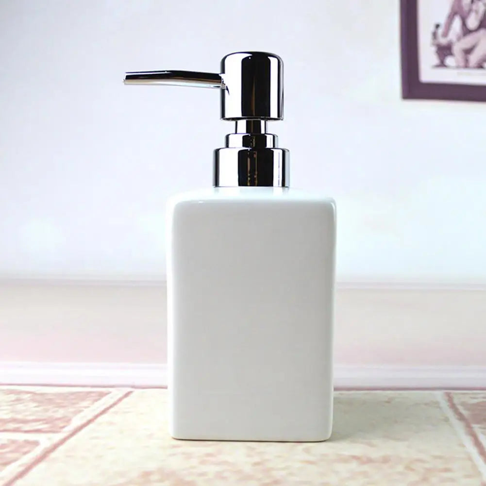 Ceramic Soap Dispenser 320ml Bathroom Kitchen Lotion Liquid Bottle Container oils lotions liquid soaps shampoos kitchen tool