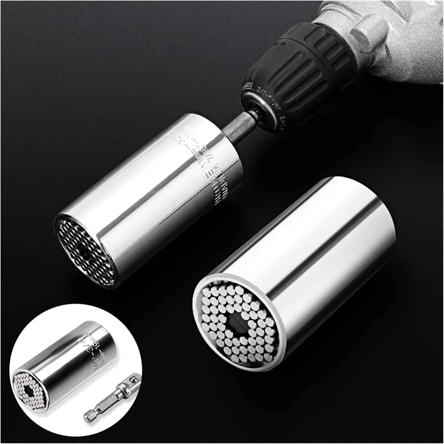 Universal Socket Set (11-32 mm 7-19 mm) Super Socket for unscrewing any bolts Multi-purpose Universal Socket Tool Kit