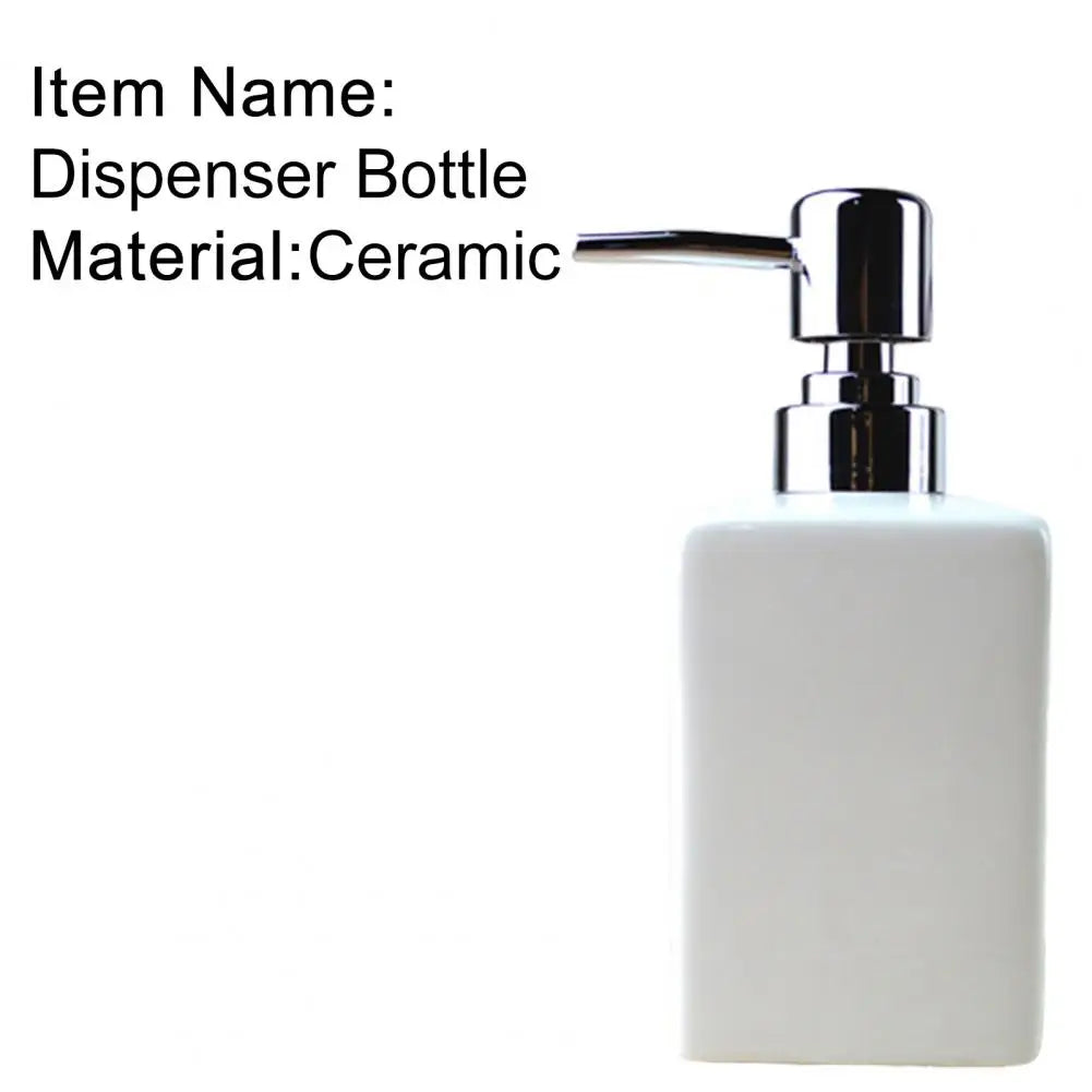 Ceramic Soap Dispenser 320ml Bathroom Kitchen Lotion Liquid Bottle Container oils lotions liquid soaps shampoos kitchen tool