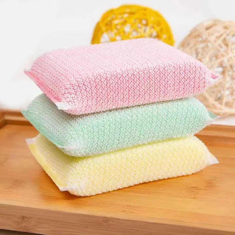 5/20Pcs Dishwashing Sponge Cleaning Thick Dishwashing Pad Kitchen Scrubbing Dishcloth Multi-Purpose Brush Dish Washing Absorbent
