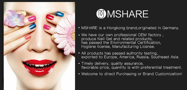MSHARE Poly Nails Acryl Gel 60ml Builder UV Led Acrylgel Nails Extensions Acrylic Pink White Clear Acrylatic Hema Tpo Free Gel
