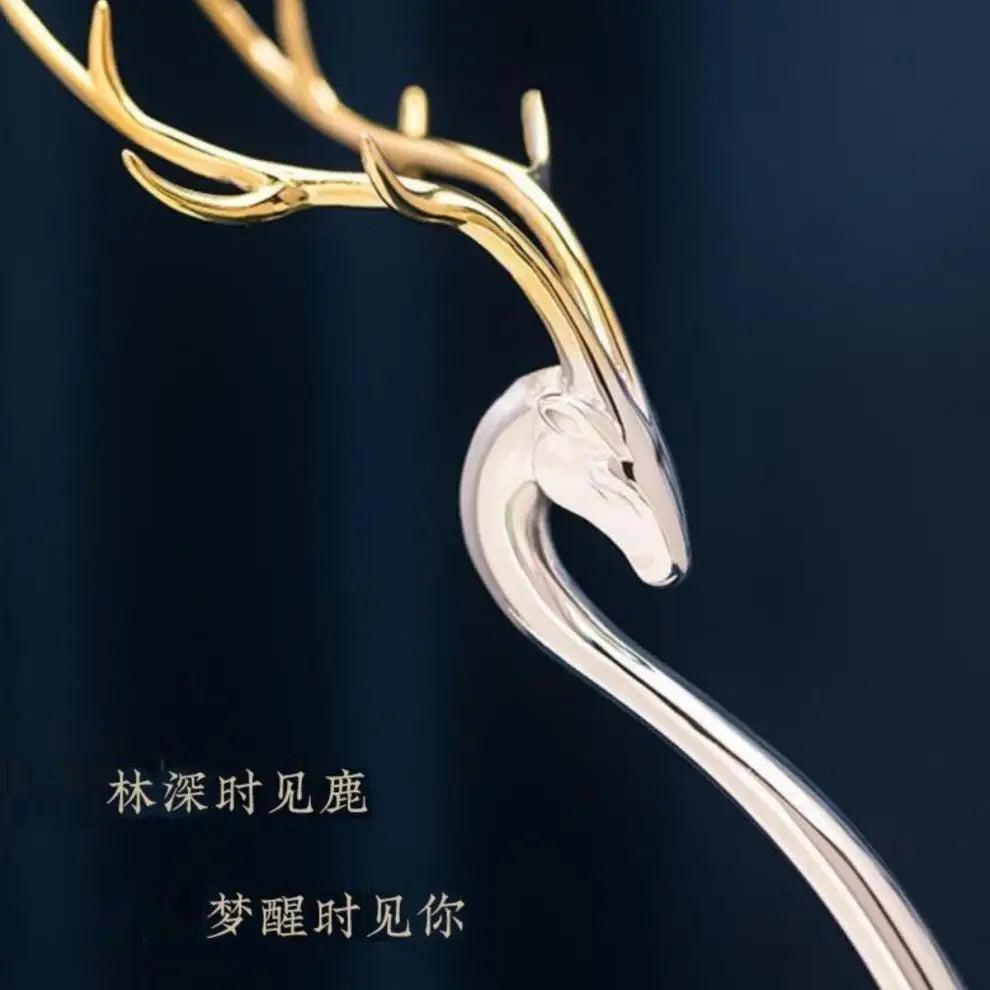 New Antlers Hairpin Female Design Fashion Exquisite Wild Hair Accessories  Christmas Day Headdress Simple Hair Pins For Women