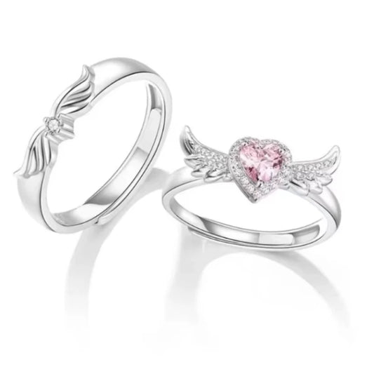 Respectable and Sophisticated Angel Wings with Gorgeous GemStone!