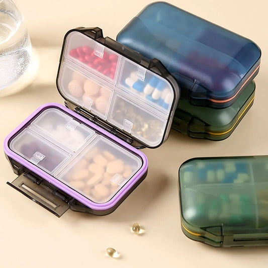 Органайзер Organizador Pill Storage Box Portable Medicines Dispenser Large Sealer Travel Tablet Storage Case Container Organizer