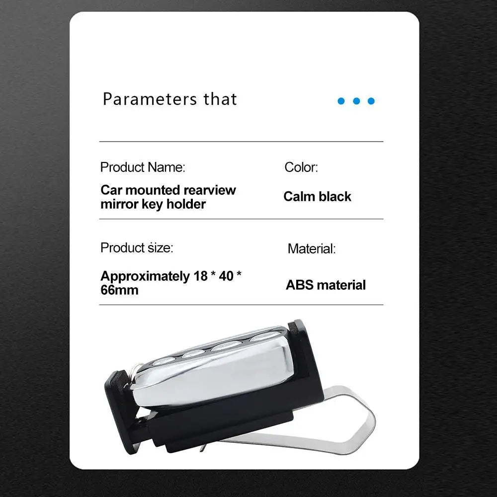 Car Sun Visor Clip Holder Gate Remote for Garage Door Control Car Keychain Universal Car Interior Accessories