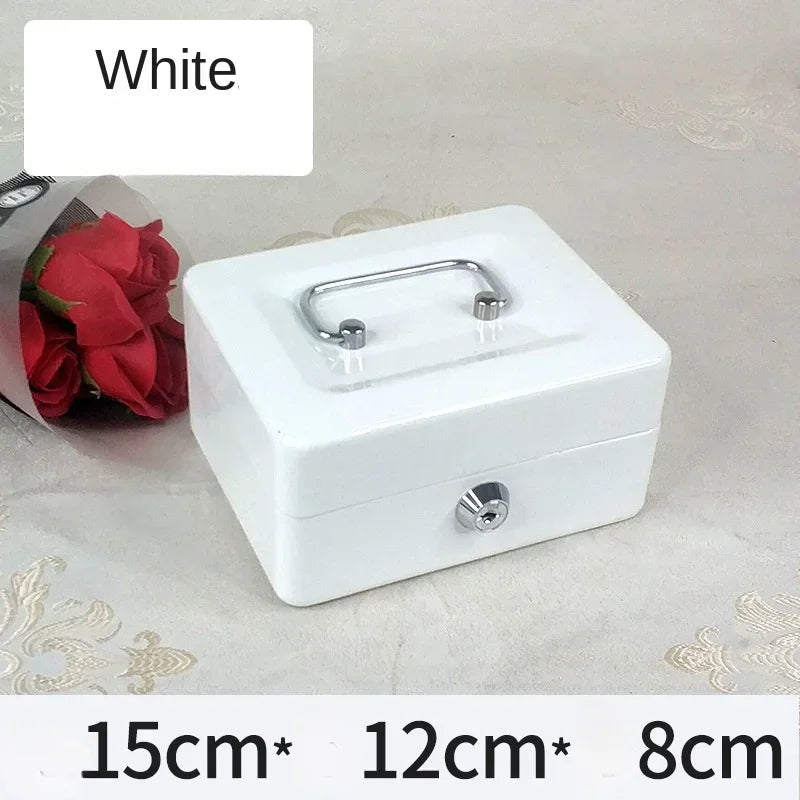 Protable Key Safe Box Key Locker Safe Home Shop Steel Safe Money Box Security Cash Box Storage Hidden Coin Money Jewellery