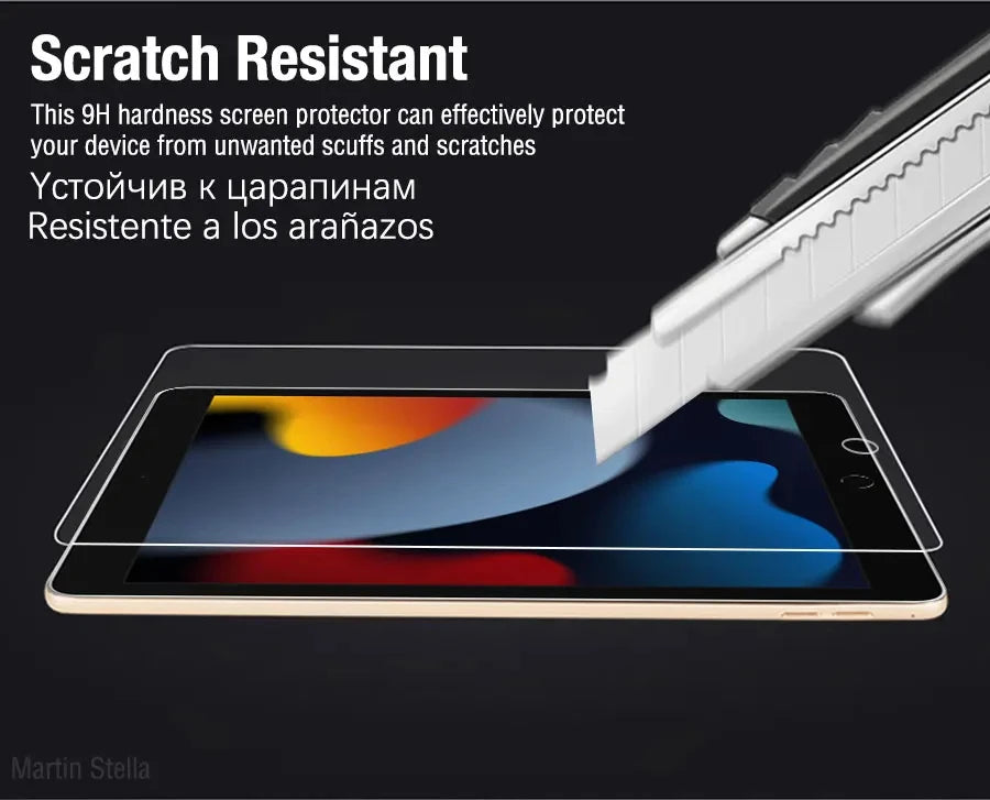 For Ipad 10.2 9th 8th 7th Generation Tempered Glass Screen Protector On Ipad 9 2021 8 2020 7 2019 Film