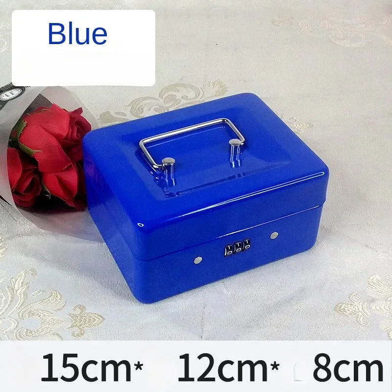Protable Key Safe Box Key Locker Safe Home Shop Steel Safe Money Box Security Cash Box Storage Hidden Coin Money Jewellery