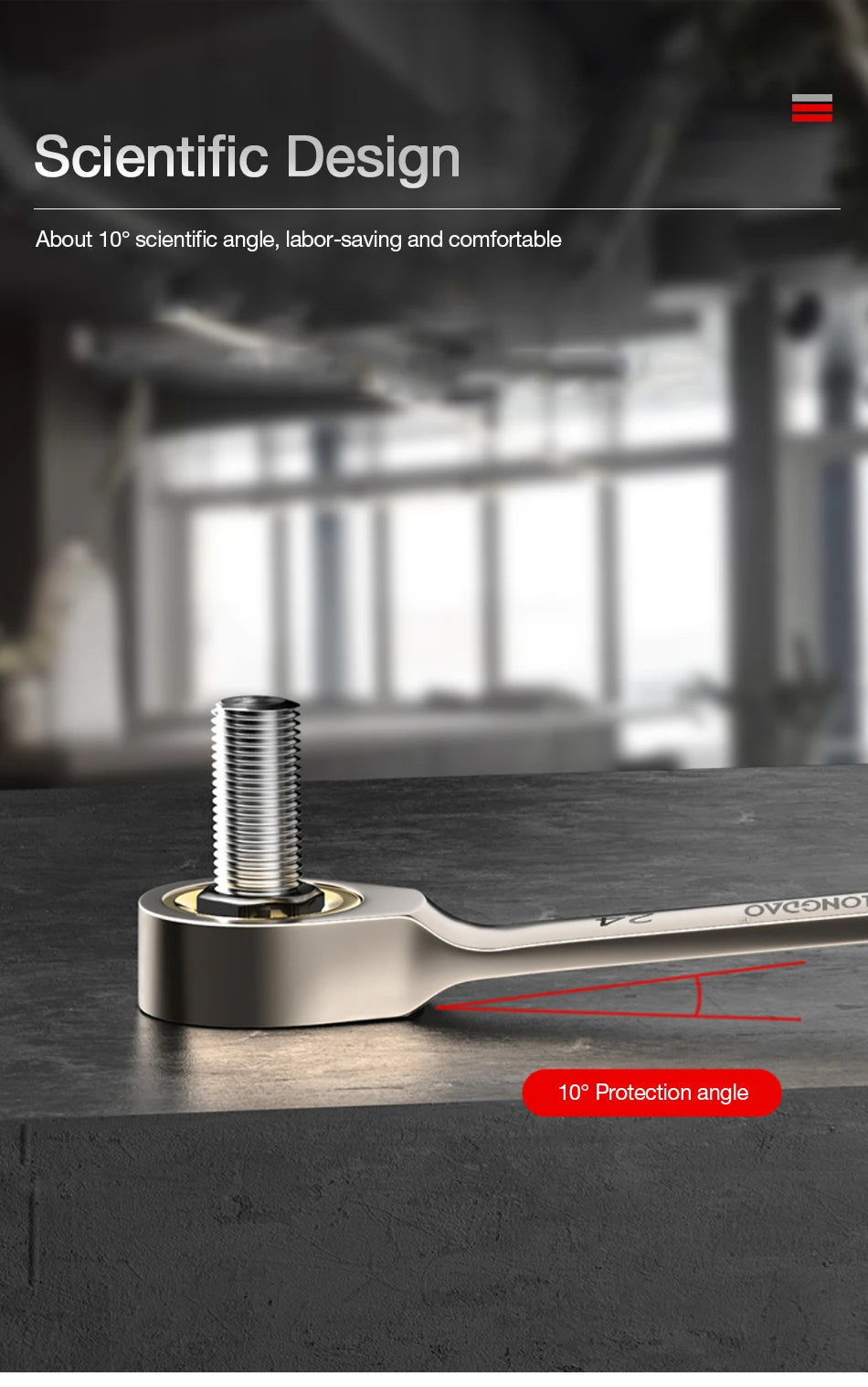 Universal Key Ratchet Wrench 72 Tooth Gear Ring Torque Socket Wrench Metric Ratchet Spanners Car Repair Mechanical Tools